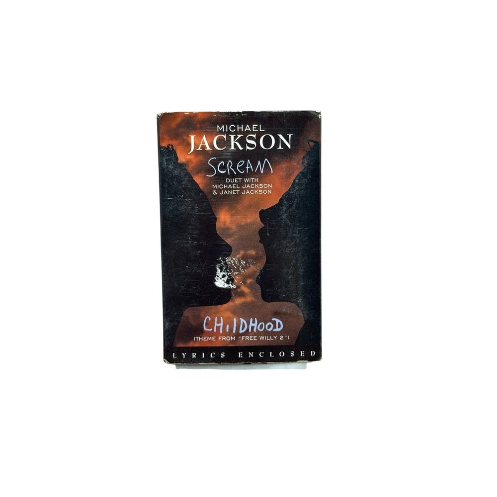 Michael Jackson – Scream / Childhood (Cassette Tape) – Vintage 90s